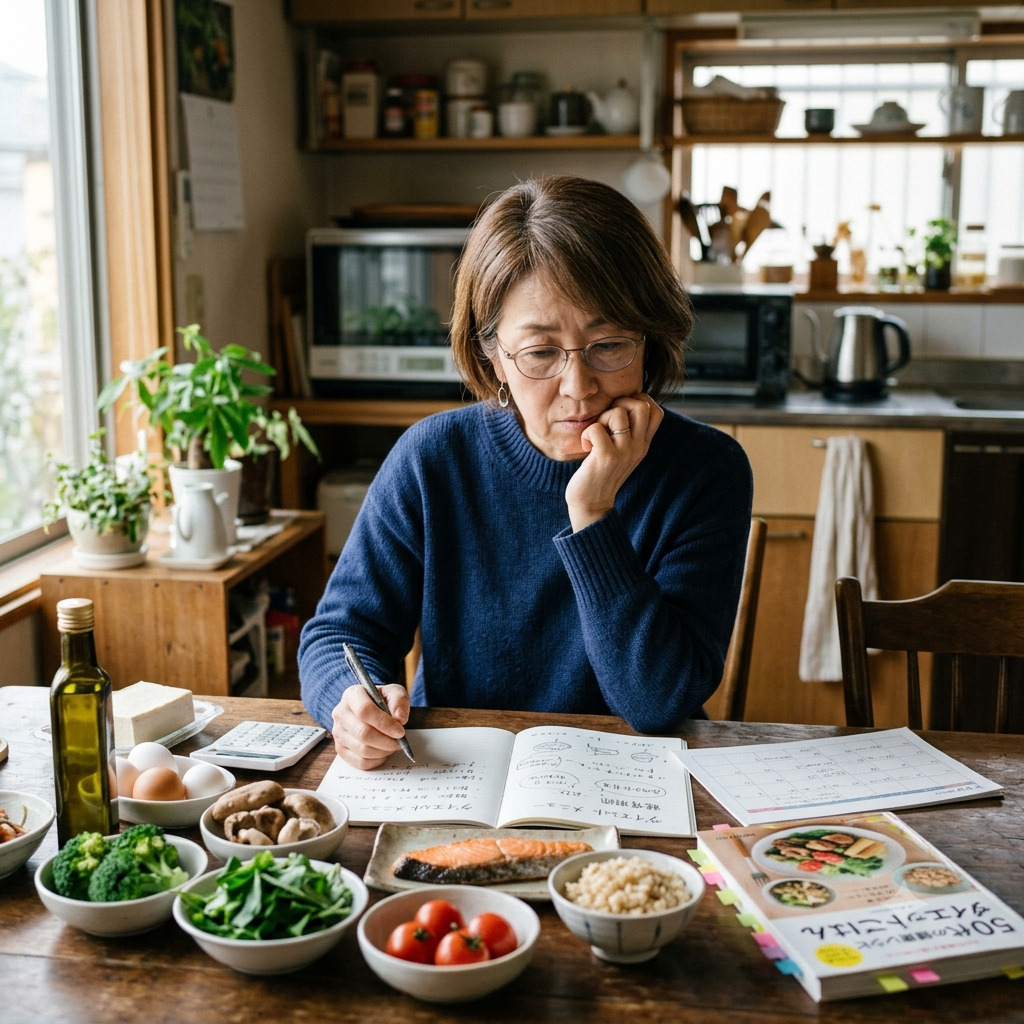 【50代ダイエット】食べない制限は逆効果！細胞から若返るための正しい食事メニューと代謝の戻し方