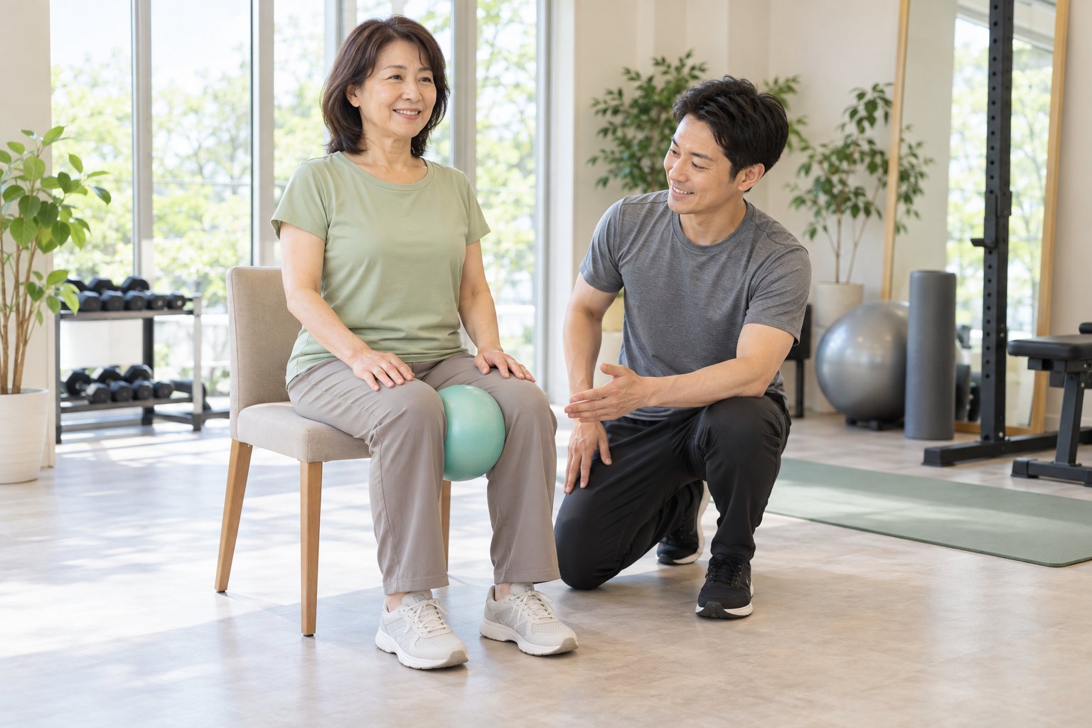 【たまプラーザ】脚のラインが気になる？50代女性の「内もも」をやさしく引き締めるパーソナルトレーニング